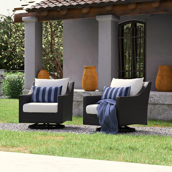 RST Brands Outdoor Northridge Swivel Patio Chair with Cushions